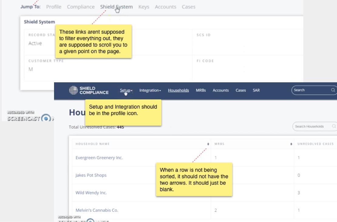 screenshot using hotjar